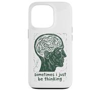 Sometimes I Just Be Thinking Profile Illustration Case for iPhone 13 Pro