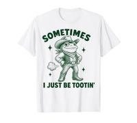 Sometimes I Just Be Tootin' Meme Value Graphic T-Shirt, Men, White, S