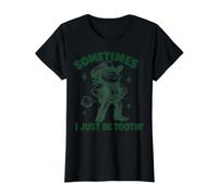 Sometimes I Just Be Tootin' Meme Value Graphic T-Shirt, Women, Black, M