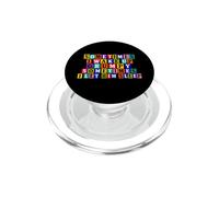 Sometimes I Let Him Sleep Funny Grumpy Ransom Text PopSockets PopGrip for MagSafe