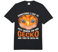 Sometimes I Like to Put Candy On Reptile Owner Leopard Gecko Comfort Colors Adult Heavyweight T-Shirt