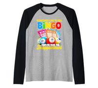 Sometimes I Like to Yell Bingo Just to Hear The Xmas Raglan Baseball Tee