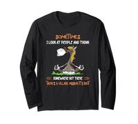 Sometimes I Look at People and Think Somewhere Out There Long Sleeve T-Shirt