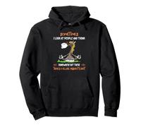 Sometimes I look at people and think somewhere out there Pullover Hoodie