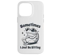 Sometimes I Sit Funny Frog Wearing Shades Case for iPhone 14 Pro Max