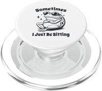 Sometimes I Sit Funny Frog Wearing Shades PopSockets PopGrip for MagSafe
