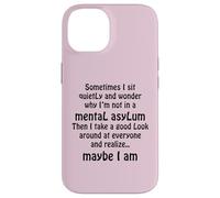 Sometimes I Sit Quietly And Wonder Men Women Gift Funny Art Case for iPhone 14