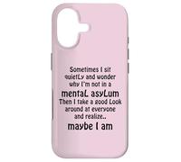 Sometimes I Sit Quietly And Wonder Men Women Gift Funny Art Case for iPhone 17
