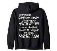 Sometimes I Sit Quietly And Wonder Men Women Gift Funny Art Zip Hoodie