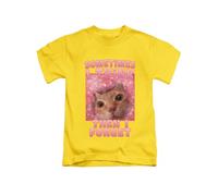Sometimes I Think and Then I Forget cat Meme Novelty cat Joke Funny Animal Tee T-Shirt Funny Unisex T Shirt Top Yellow