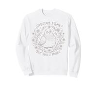 Sometimes I Think But Then I Forget Bird Funny Sweatshirt