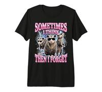 Sometimes I Think Then I Forget Premium T-Shirt
