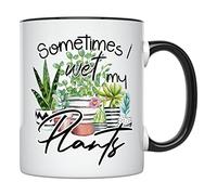 Sometimes I Wet My Plants Mugs Porcelain Mug Funny Coffee Cups for Restaurant Cappuccino Beverages 330Ml