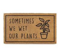 Sometimes I Wet My Plants Welcome Mat 30x17 Inch, Funny Doormat for Covered Outdoor Area, Welcome Mat Funny, Funny Door Decor Outdoor, Fun Doormat Coir