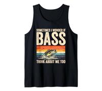 Sometimes I Wonder If Bass Think About Me Too Funny Tank Top