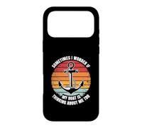 Sometimes I Wonder If My Boat Is Thinking About Me Too Case for iPhone 17 Pro Max