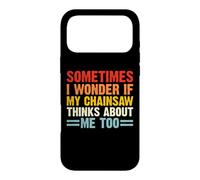 Sometimes I Wonder If My Chainsaw Thinks About Me Too Case for iPhone 17 Pro Max