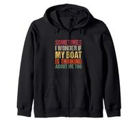 Sometimes I Wonder Is My Boat Thinking About Me Too Zip Hoodie