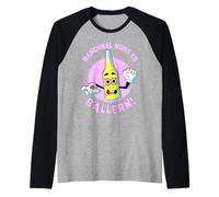 Sometimes it has to Ball Drinking Party Funny Design Raglan Baseball Tee