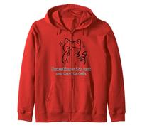 Sometimes It’s Not Our Turn to Talk: Shushing Cat Zip Hoodie