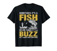 Sometimes It's A Fish Bass Fishing Humor Fisherman Dad Gifts T-Shirt