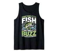 Sometimes It's A Fish Bass Fishing Humor Lover Fisherman Dad Tank Top