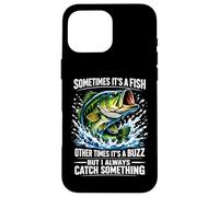 Sometimes It's A Fish Funny Fishing Case for iPhone 16 Pro Max