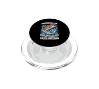 Sometimes It's A Fish Funny Fishing PopSockets PopGrip for MagSafe
