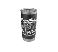 Sometimes The Right Path is Not Single Track Mountain Bike Stainless Steel Insulated Tumbler