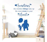 Sometimes The Smallest Things Take The Most Room in Your Heart - Movie Book Quote Wall Sticker [XXLarge] [Marina]