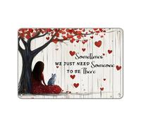 Sometimes We Just Need Someone To Be There Funny Cat Lover Vintage Wall Decoration Metal Signs Art Print Poster for Garage 8"x12"