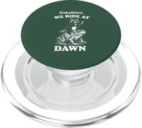 Sometimes We Ride at Dawn Raccoon Frog Funny Humor 90s Retro PopSockets PopGrip for MagSafe