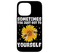 Sometimes You Just Got To Bee Yourself Bee Beehive Sunflower Case for iPhone 14 Pro Max