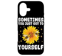 Sometimes You Just Got To Bee Yourself Bee Beehive Sunflower Case for iPhone 17