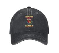 Sometimes You Just Gotta Say Cluck It and Walk Away Mens Baseball Cap Retro Summer Caps Vintage Hats for Outdoor Hunting Fishing