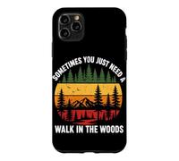 Sometimes You Just Need Walk In The Woods Retro Hiking Case for iPhone 11 Pro Max