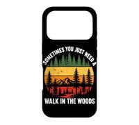 Sometimes You Just Need Walk In The Woods Retro Hiking Case for iPhone 17 Pro
