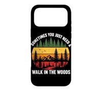 Sometimes You Just Need Walk In The Woods Retro Hiking Case for iPhone 17 Pro Max