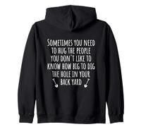 Sometimes You Need To Hug The People You Don't Like Zip Hoodie