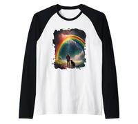 Somewhere Behind the Rainbow Raglan Baseball Tee