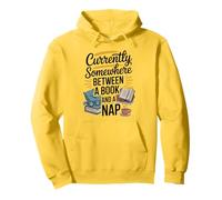 Somewhere Between a Book and a Nap Cozy Reading Pullover Hoodie