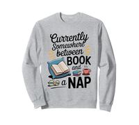 Somewhere Between a Book and a Nap Cozy Reading Sweatshirt