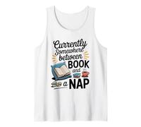 Somewhere Between a Book and a Nap Cozy Reading Tank Top