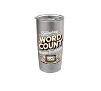 Somewhere Between a Word Count and a Nervous Breakdown Stainless Steel Insulated Tumbler