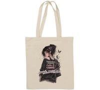 Somewhere Between Calm And Chaos Natural Cotton Tote Bag White