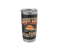 Somewhere Between Portland and The Coast - Adventure Stainless Steel Insulated Tumbler