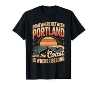 Somewhere Between Portland and The Coast - Adventure T-Shirt