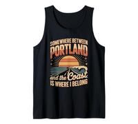 Somewhere Between Portland and The Coast - Adventure Tank Top