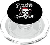 Somewhere I Belong For Christmas Heavy Metal Christmas Xmas PopSockets PopGrip for MagSafe