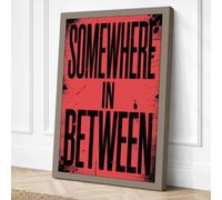 Somewhere in Between Canvas Wall Art Print 18x12 Inch (46 x 30 cm)